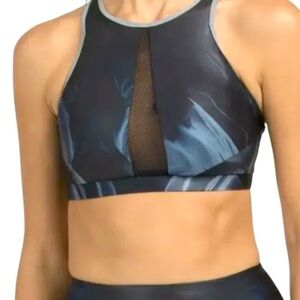 NUX Active Black New CANYON HEIGHTS Fitness Sports BRA Womens Size MEDIUM NEW.